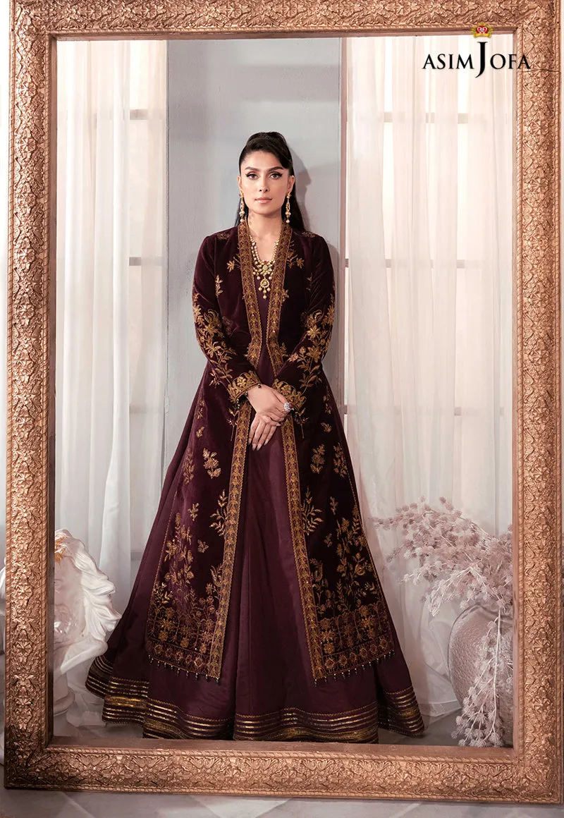 Elegant AJAM-01 Embroidered Velvet 3-Piece Set for Luxurious Home Decor