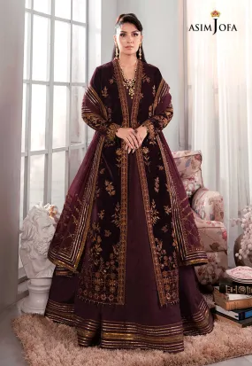 Elegant AJAM-01 Embroidered Velvet 3-Piece Set for Luxurious Home Decor