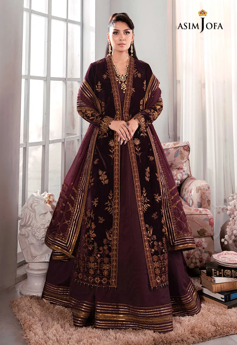 Elegant AJAM-01 Embroidered Velvet 3-Piece Set for Luxurious Home Decor