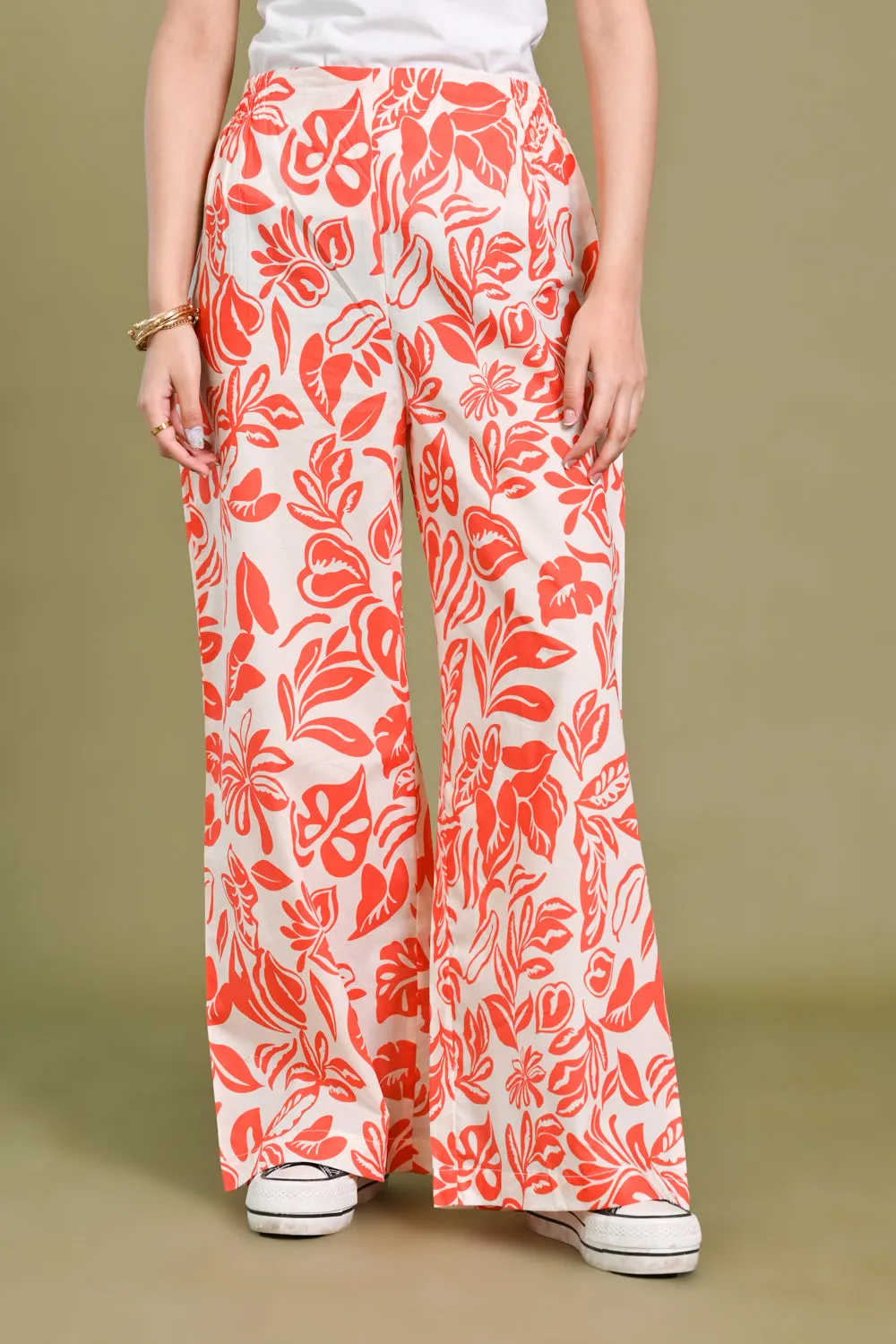 ALL-OVER PRINTED TROUSERS