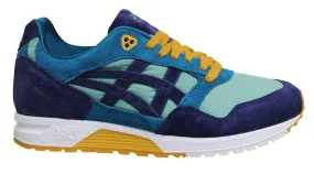 Asicstiger Gelsaga Multi Suede Leather Lace Up Running Trainers - Mens