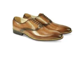 Azor Mens Leather Oxford Shoe ZM3829