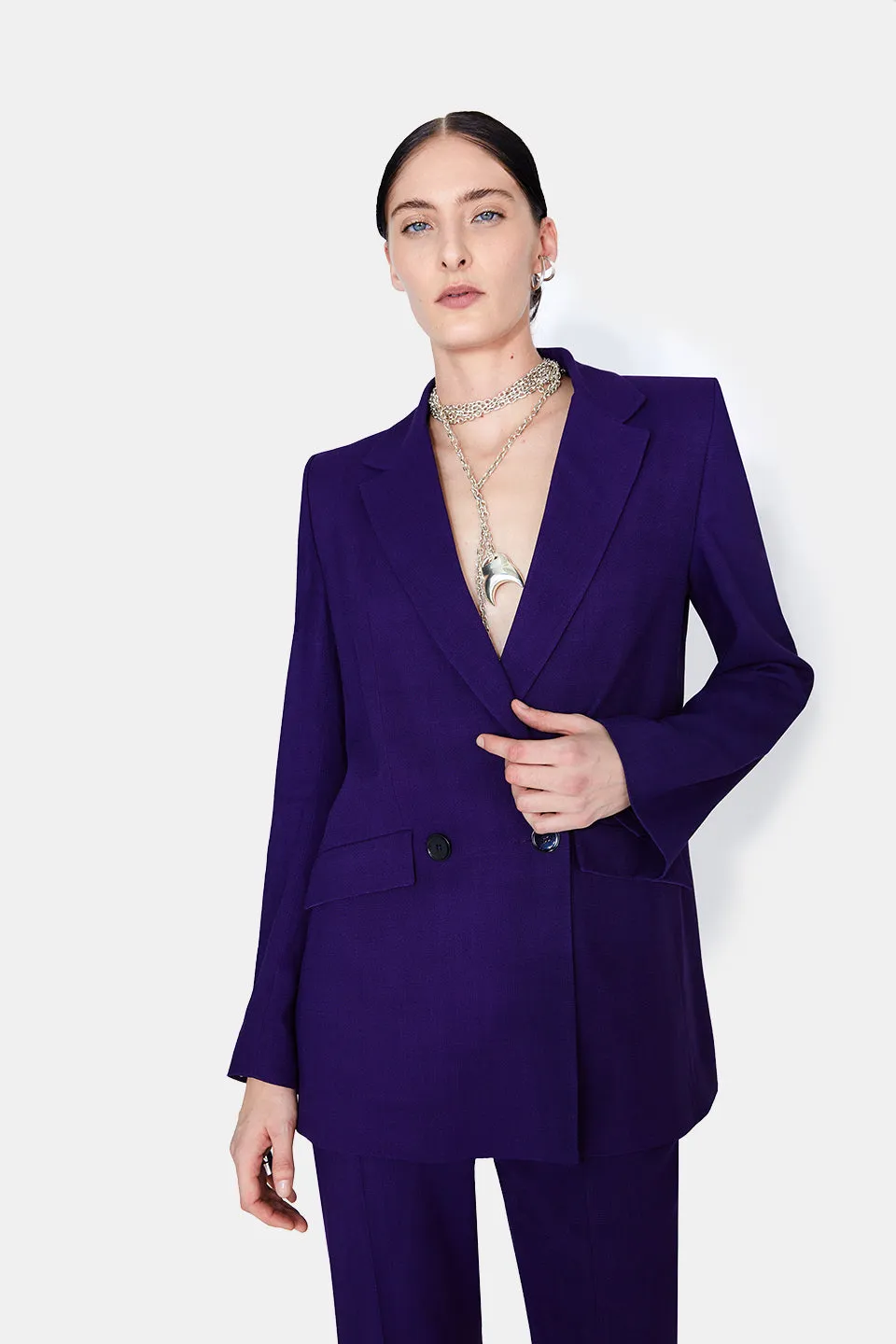 Boyfriend Blazer - Blackcurrant