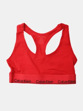 Calvin Klein Modern Cotton Bralette - Red Gala