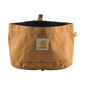 Carhartt Nylon Duck Travel Dog Bowl - Carhartt Brown