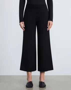 CASHMERINO WIDE LEG PANT