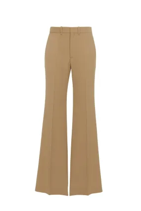 Chloé Tailored Wool Trousers - Pearl Beige