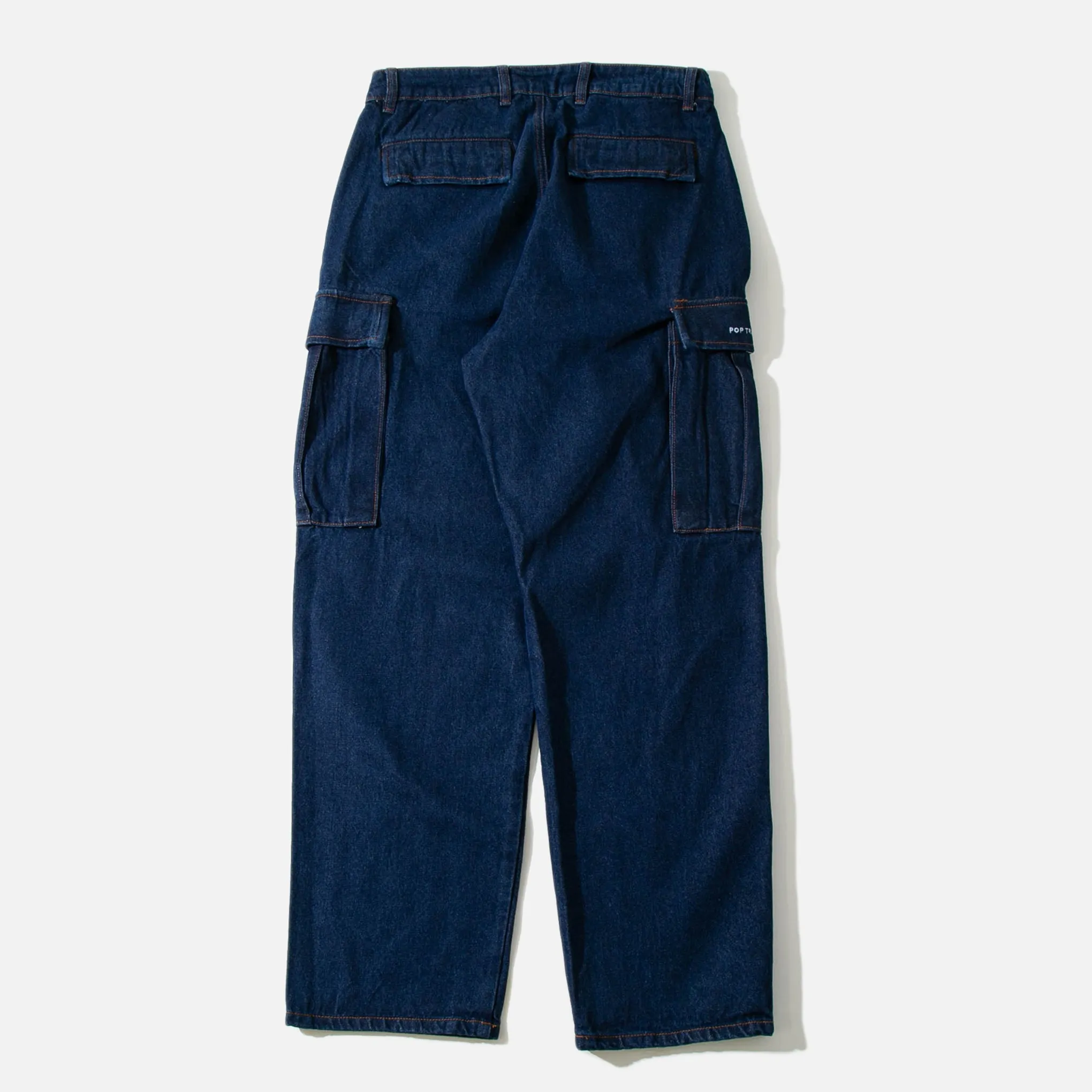 Denim Cargo Pant - Dark Stone Wash