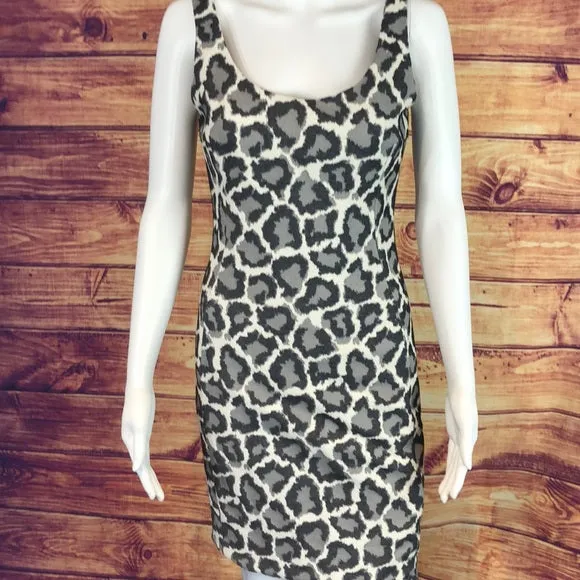 Diane Von Furstenberg Grey Brocade Animal Print