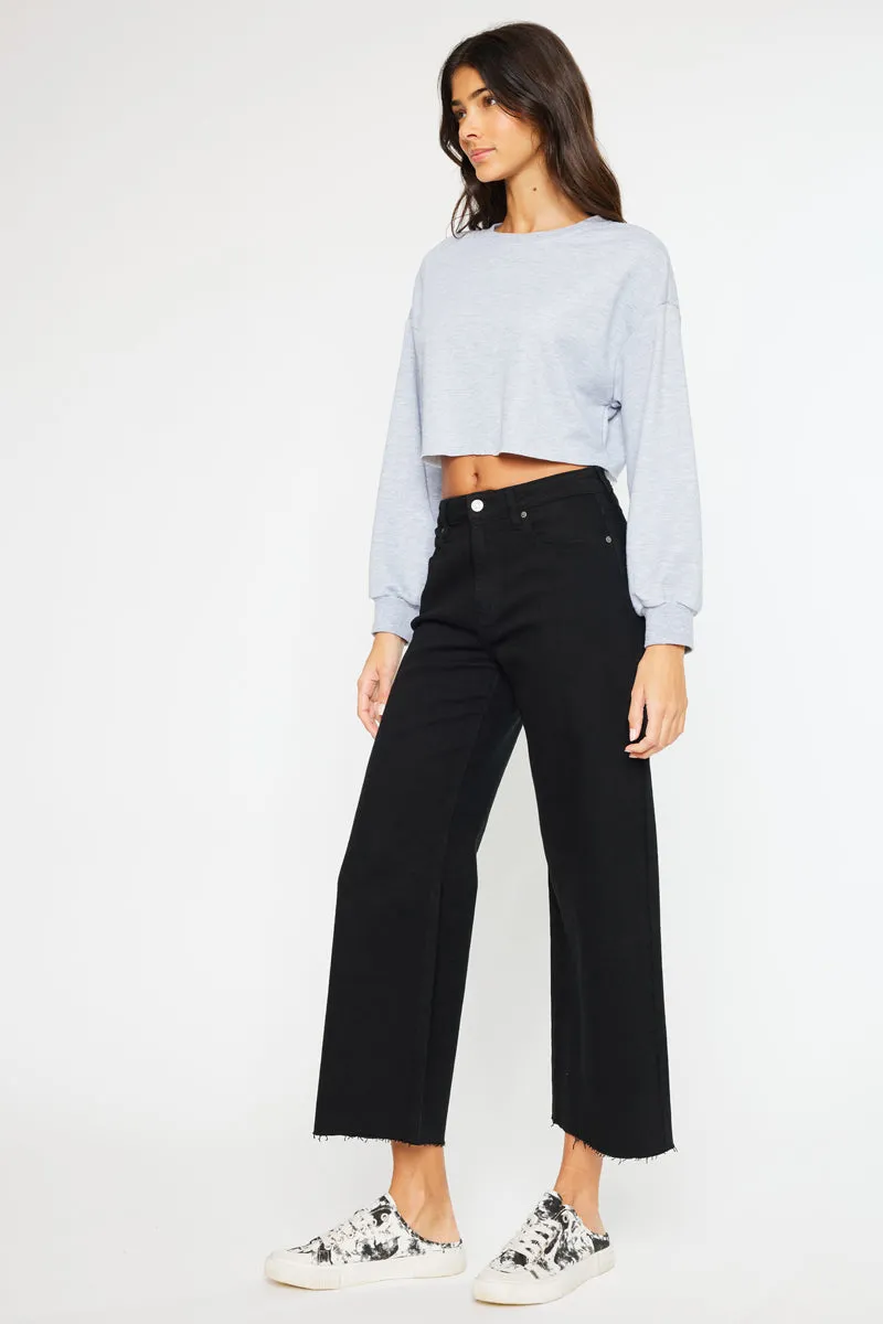 Dianella High Rise Crop Wide Leg Jeans