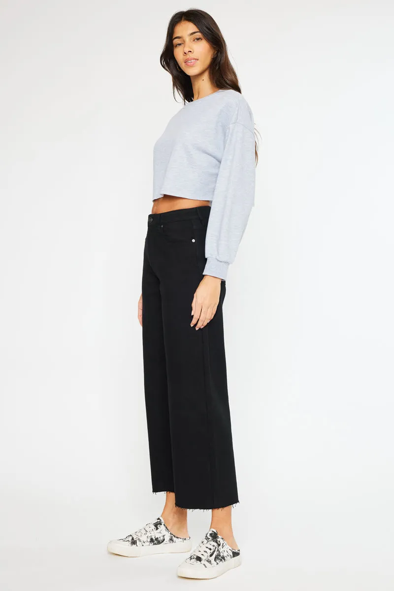 Dianella High Rise Crop Wide Leg Jeans