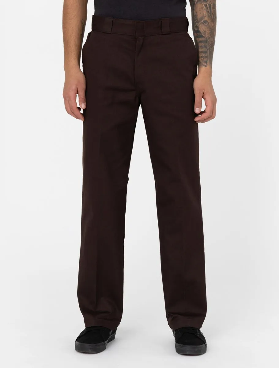 Dickies Work Original FIt 874 DK0A4XK6DBX1 dark brown trousers 