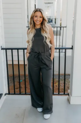 Ellison Wide Leg Scuba Jumpsuit