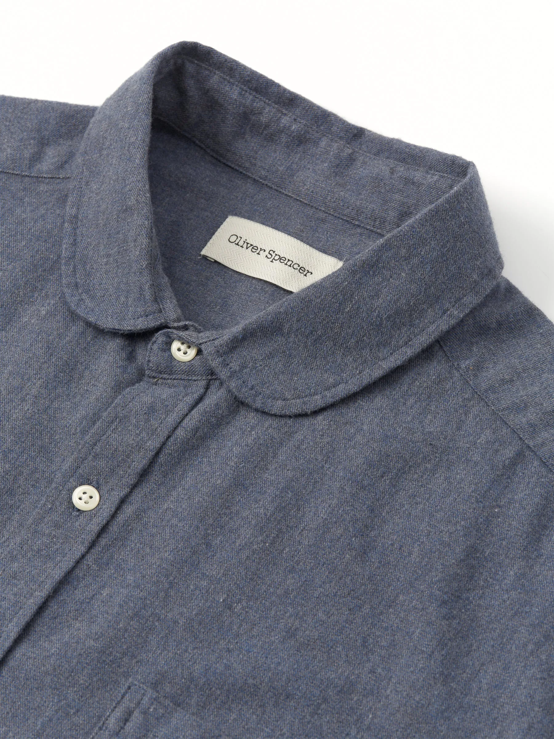 Eton Collar Shirt Abbingdon Slate Blue