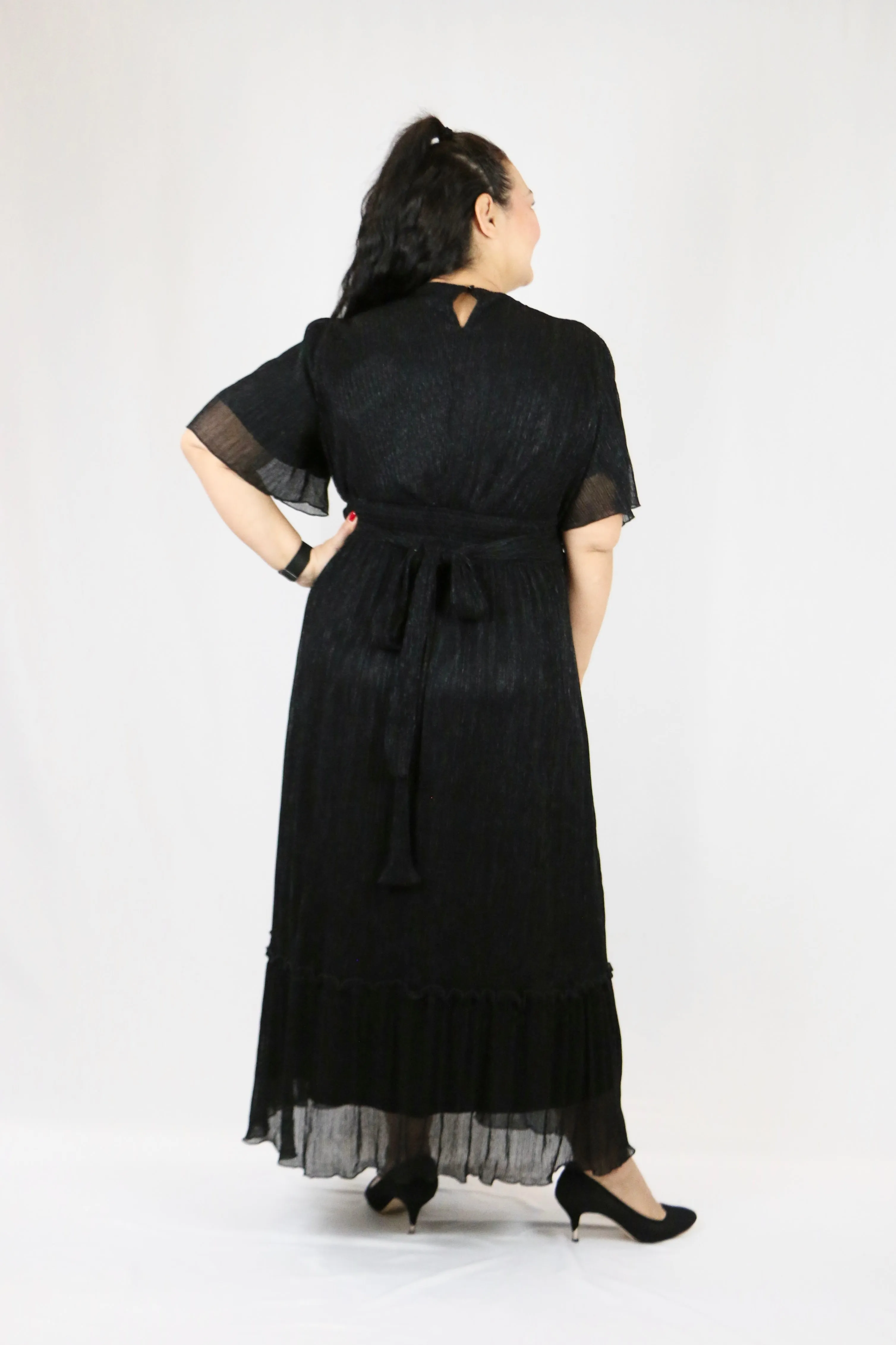 *FLAWED* Carrington Dress Black - 2XL