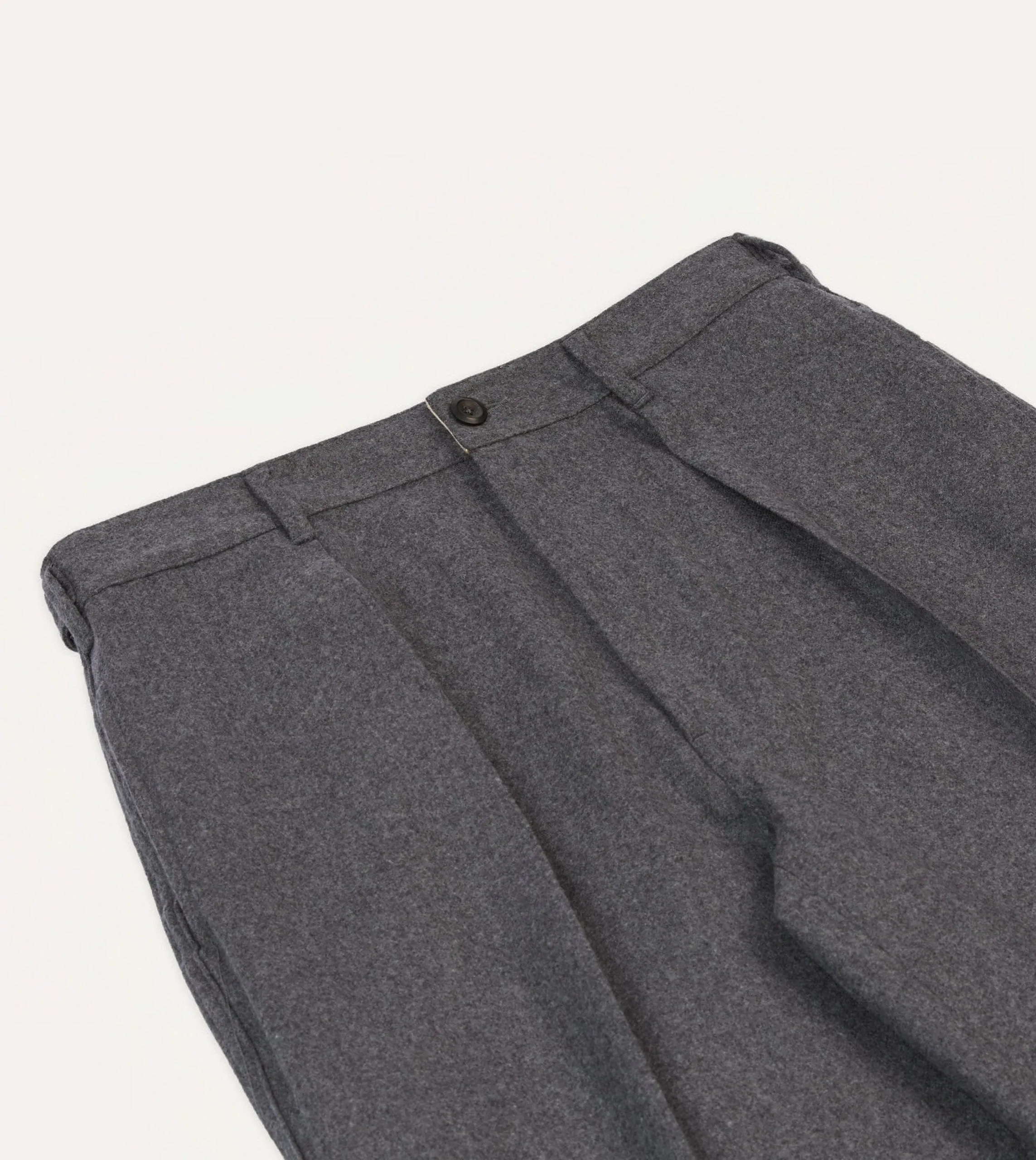 Grey Merino Wool Games Trouser