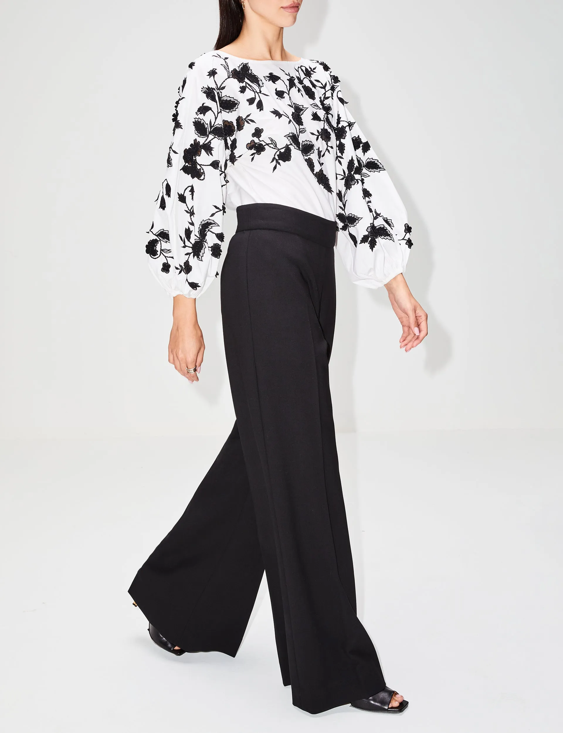 High Waisted Wide Leg Pant