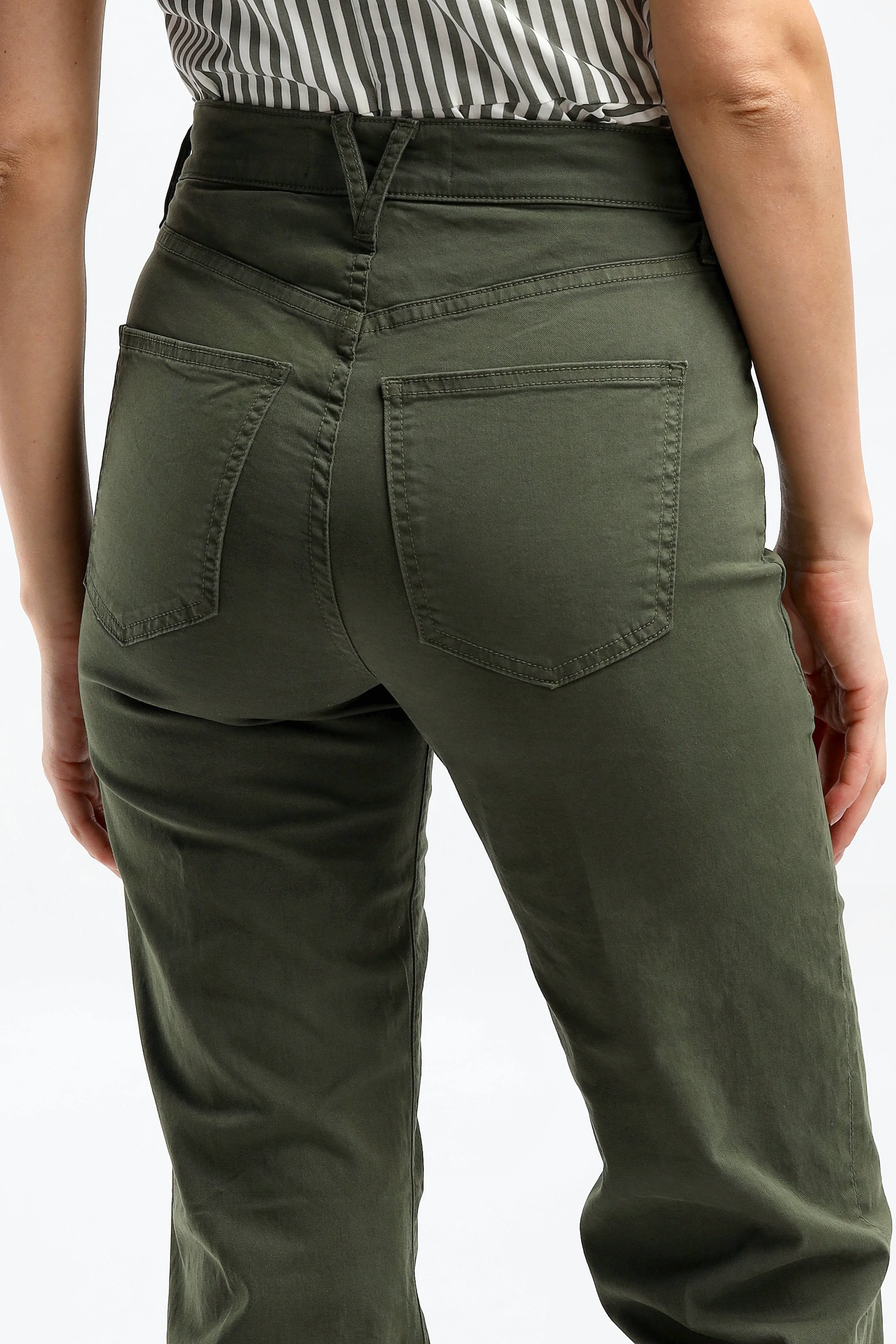 Hose Crosbie Wide Leg in Army