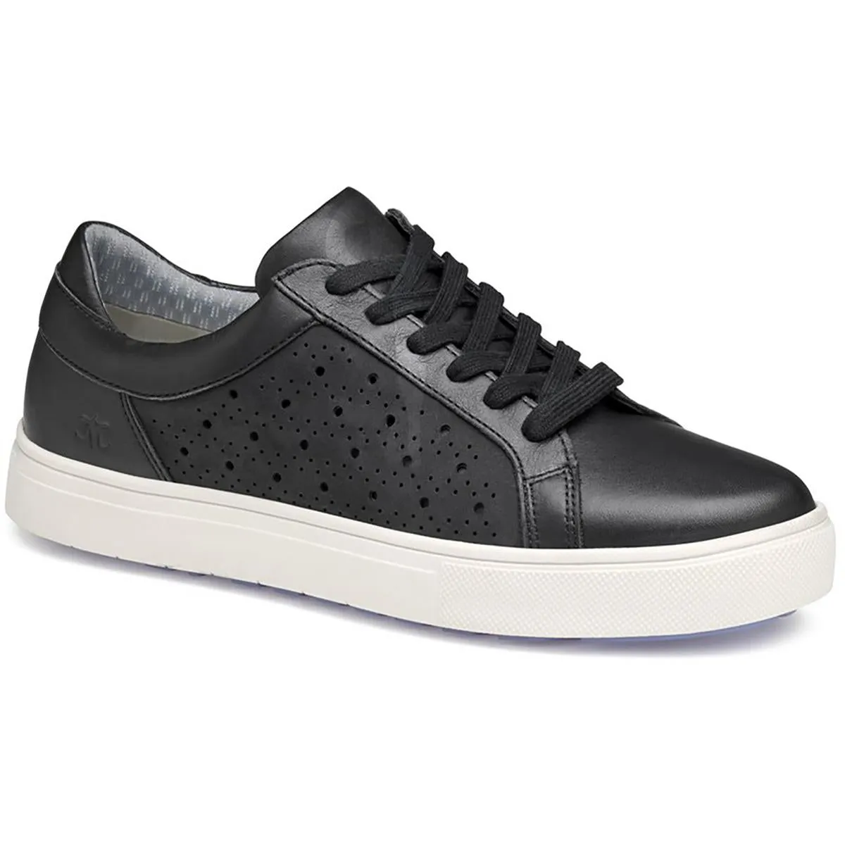 Johnston & Murphy Womens Madison Faux Leather Casual And Fashion Sneakers