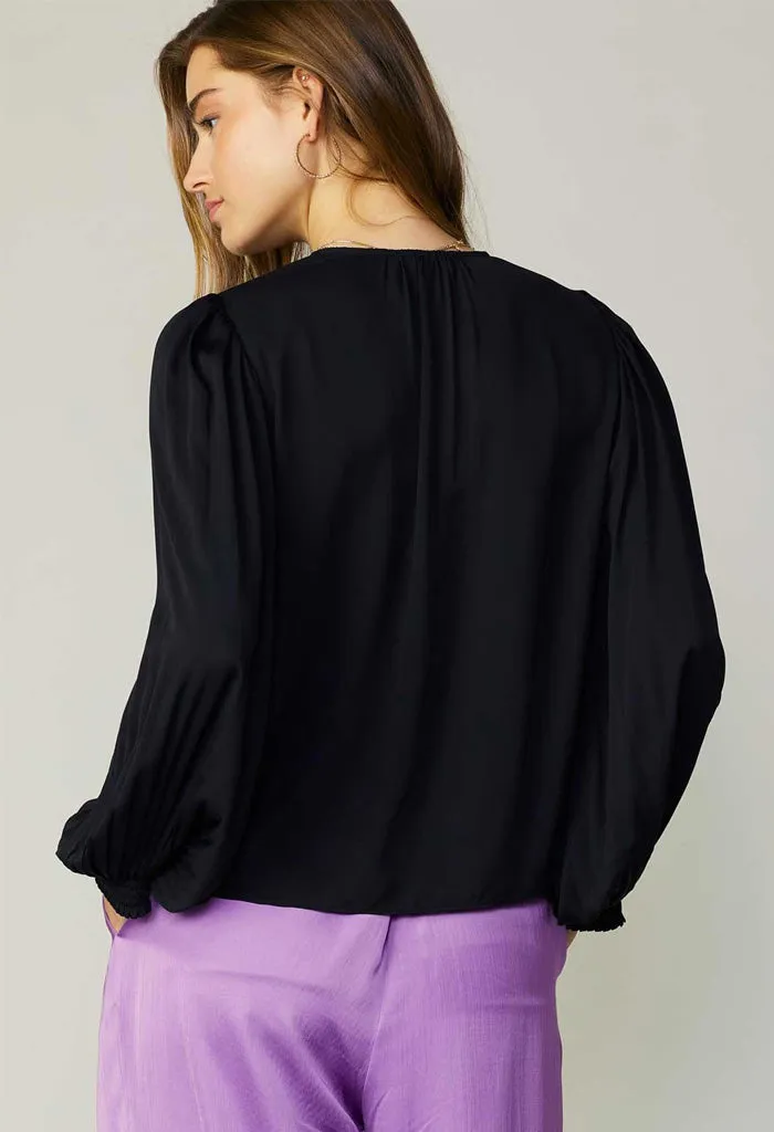 Juliet Blouse-Black