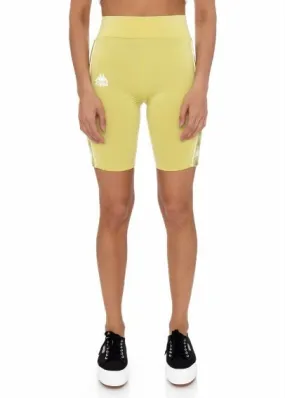 Kappa 222 Banda Cartin Bike Shorts (Yellow Lime) 37145YW