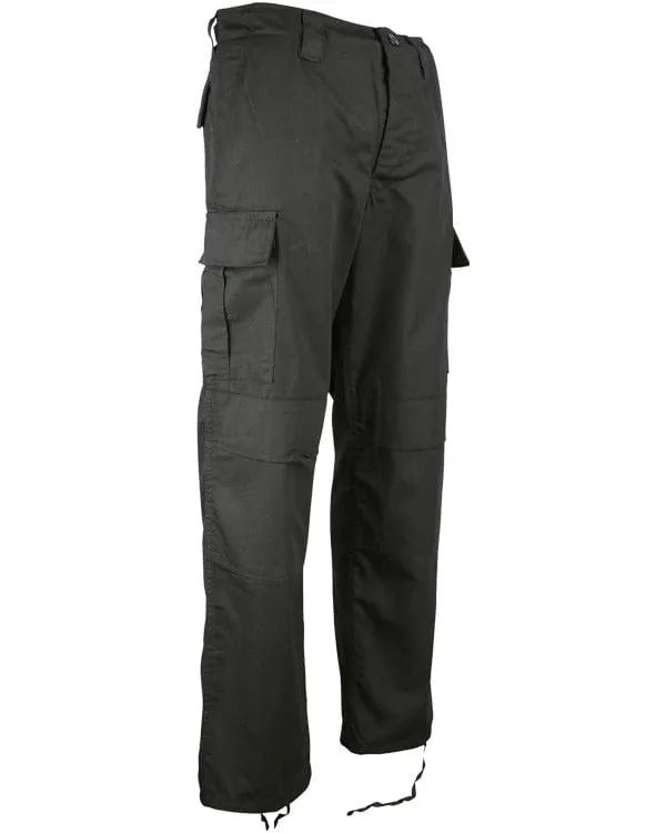 Kombat UK M65 BDU Ripstop Combat Trousers Black