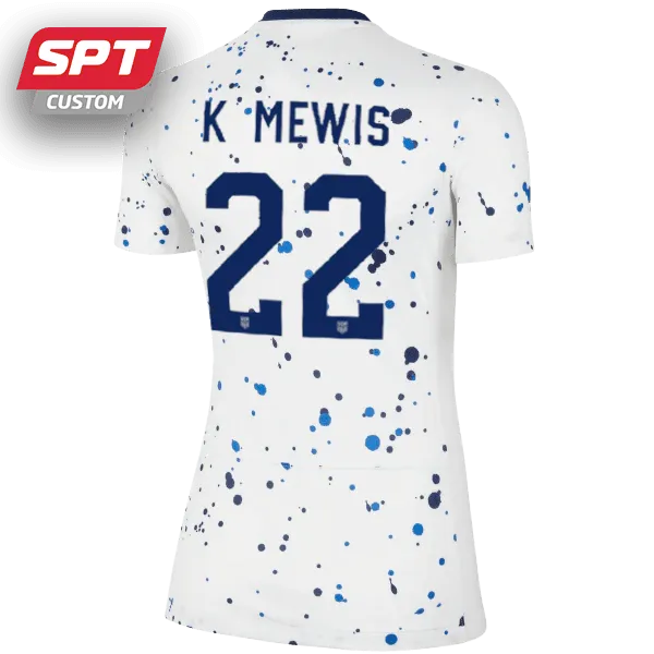 Kristie Mewis #22 USA National Womens Home Jersey - 2023