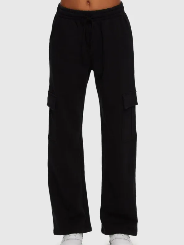 KUWALLA Cargo Wide Leg Sweatpants