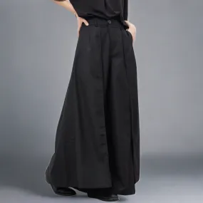 Layered Wide Legged Trousers