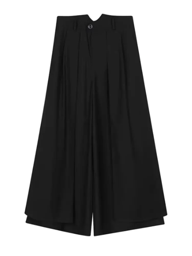 Layered Wide Legged Trousers