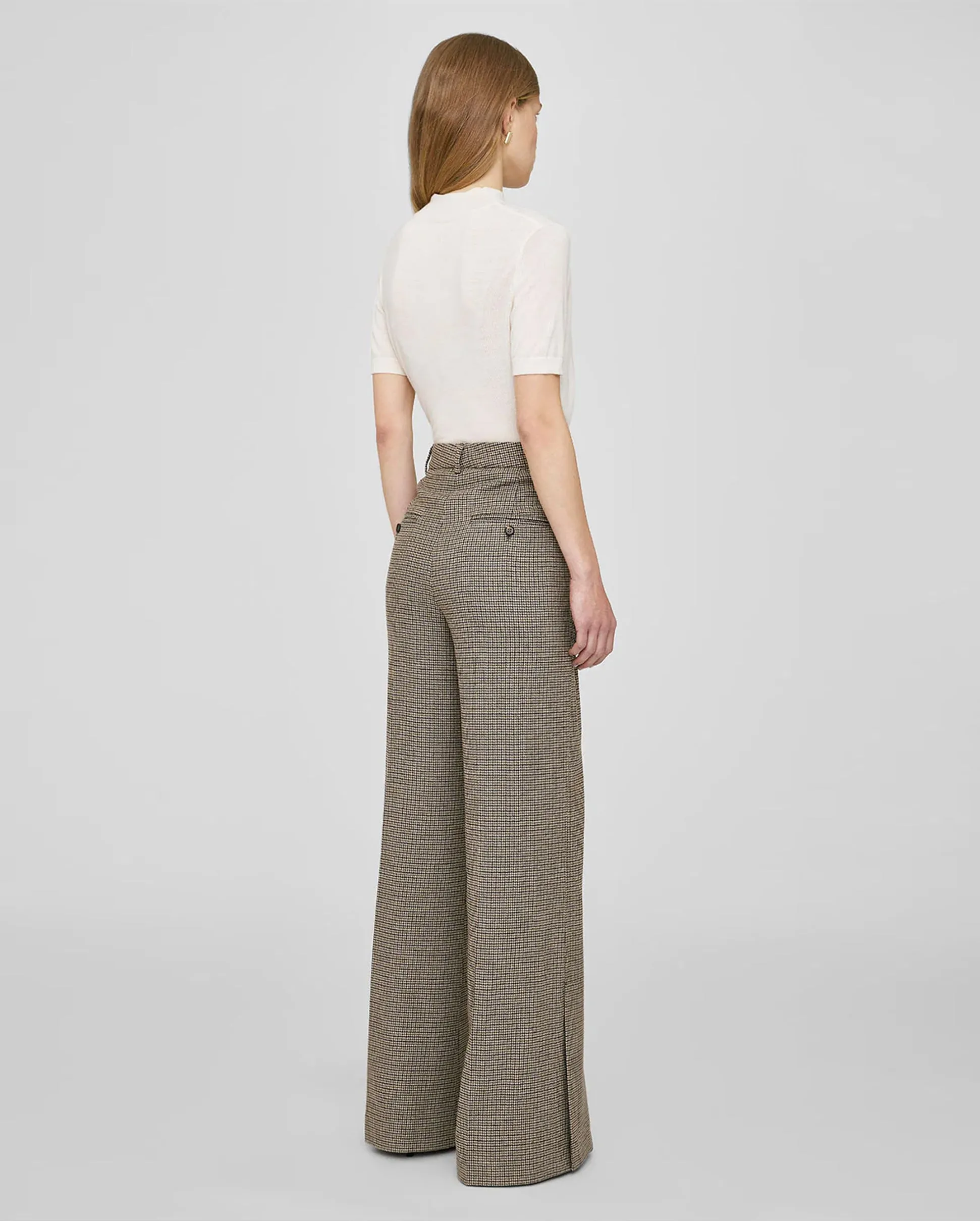 LYRA TROUSER / MINI HOUNDSTOOTH