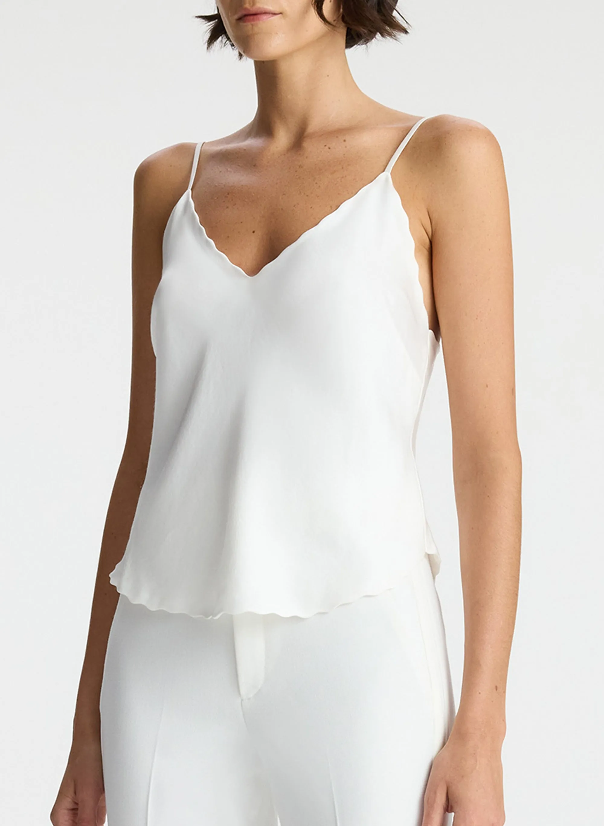 Malia Scalloped Camisole Top