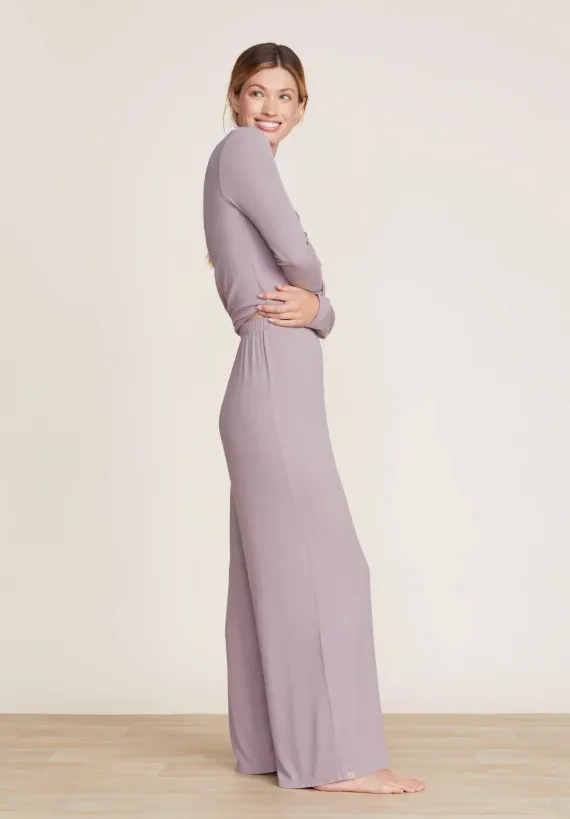 Malibu Collection Ultra Soft Rib Wide Leg Pant