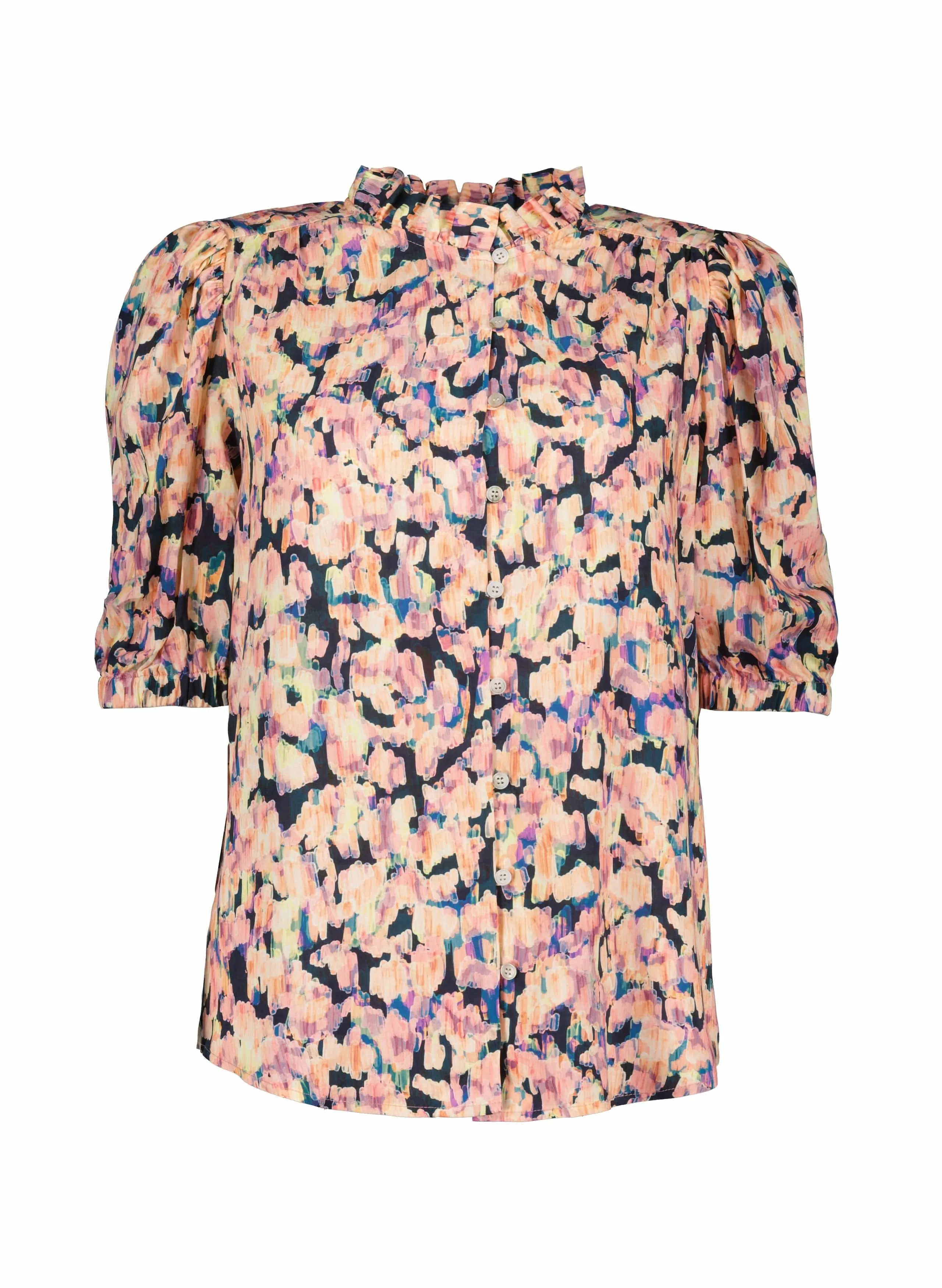 Maria LENZING ECOVERO Blouse | Pink Blur