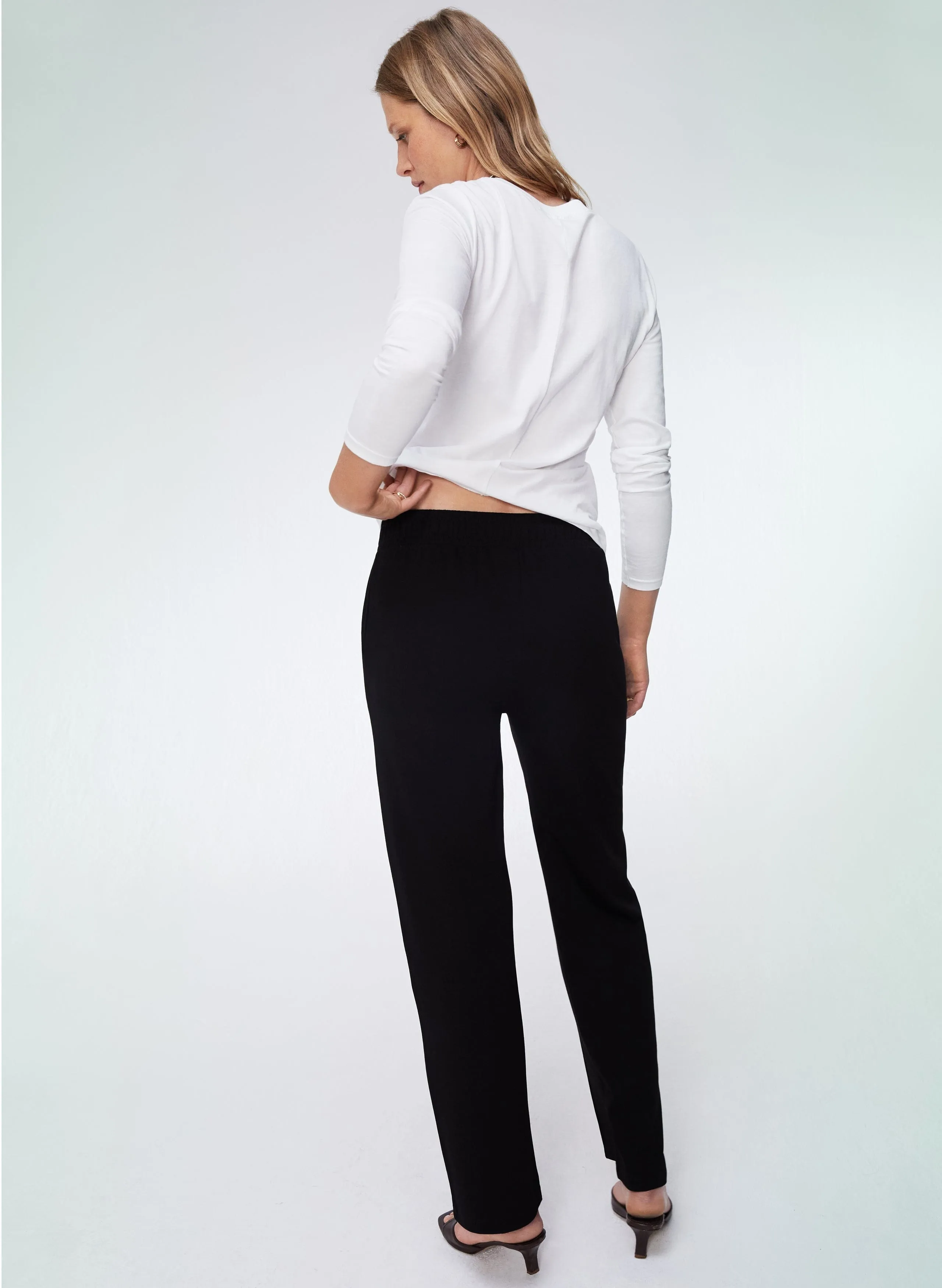 Marian LENZING ECOVERO  Trousers  | Caviar Black