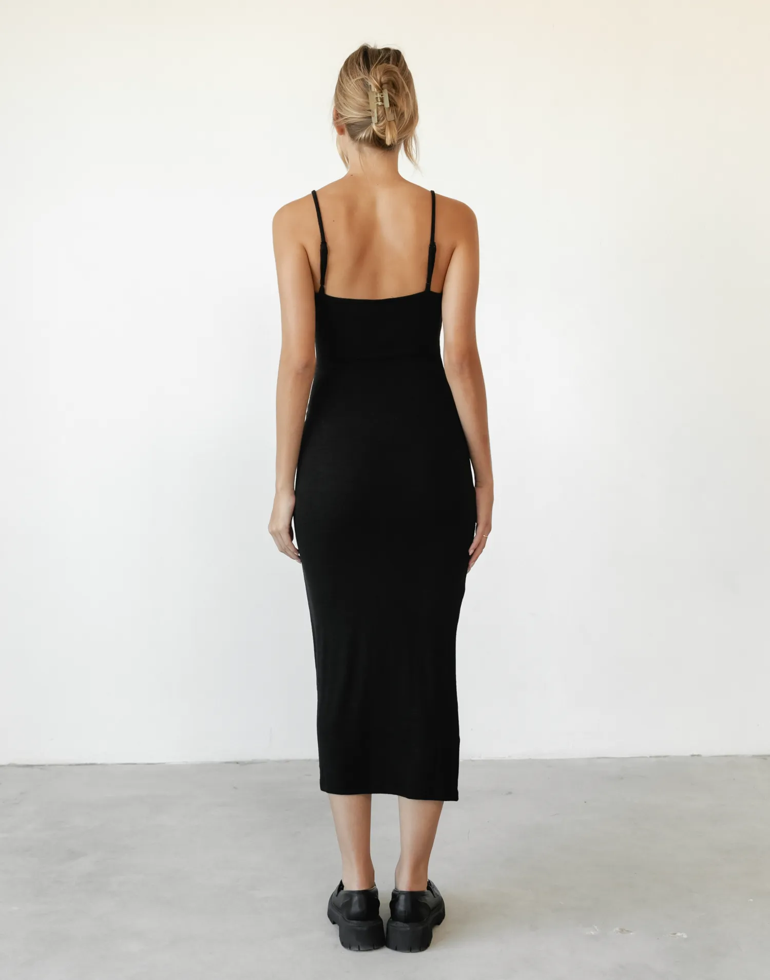 Mccarthy Midi Dress (Black)