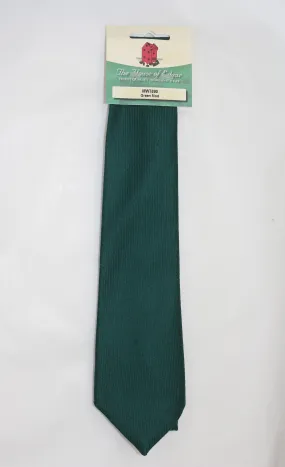 Mens House of Edgar Woollen Tie - Bottle Green