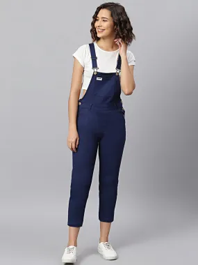 NaughtyDungaree® Blue Twill Womens Dungaree