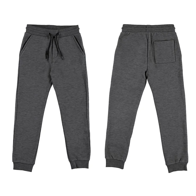 Nukutavake Basic Cuffed Fleece Trousers _Grey 705-70