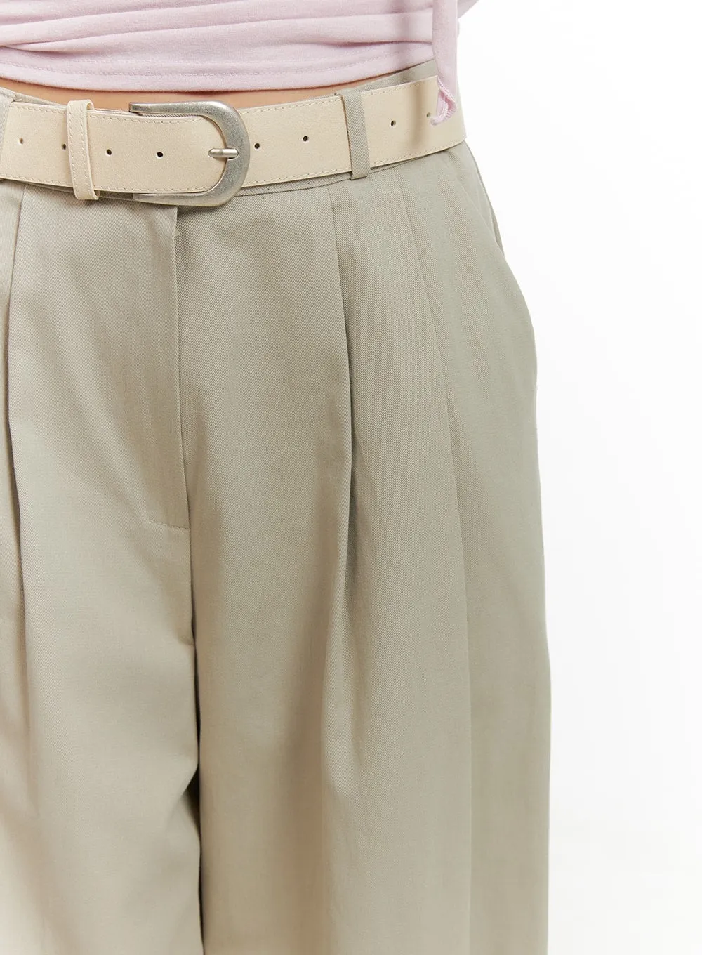 Pintuck Baggy Trousers CA409