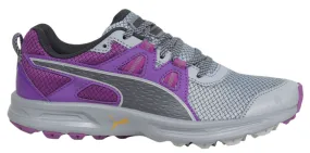 Puma Descendant TR Womens Lace Up Grey Purple Trainers 188168 04 D82