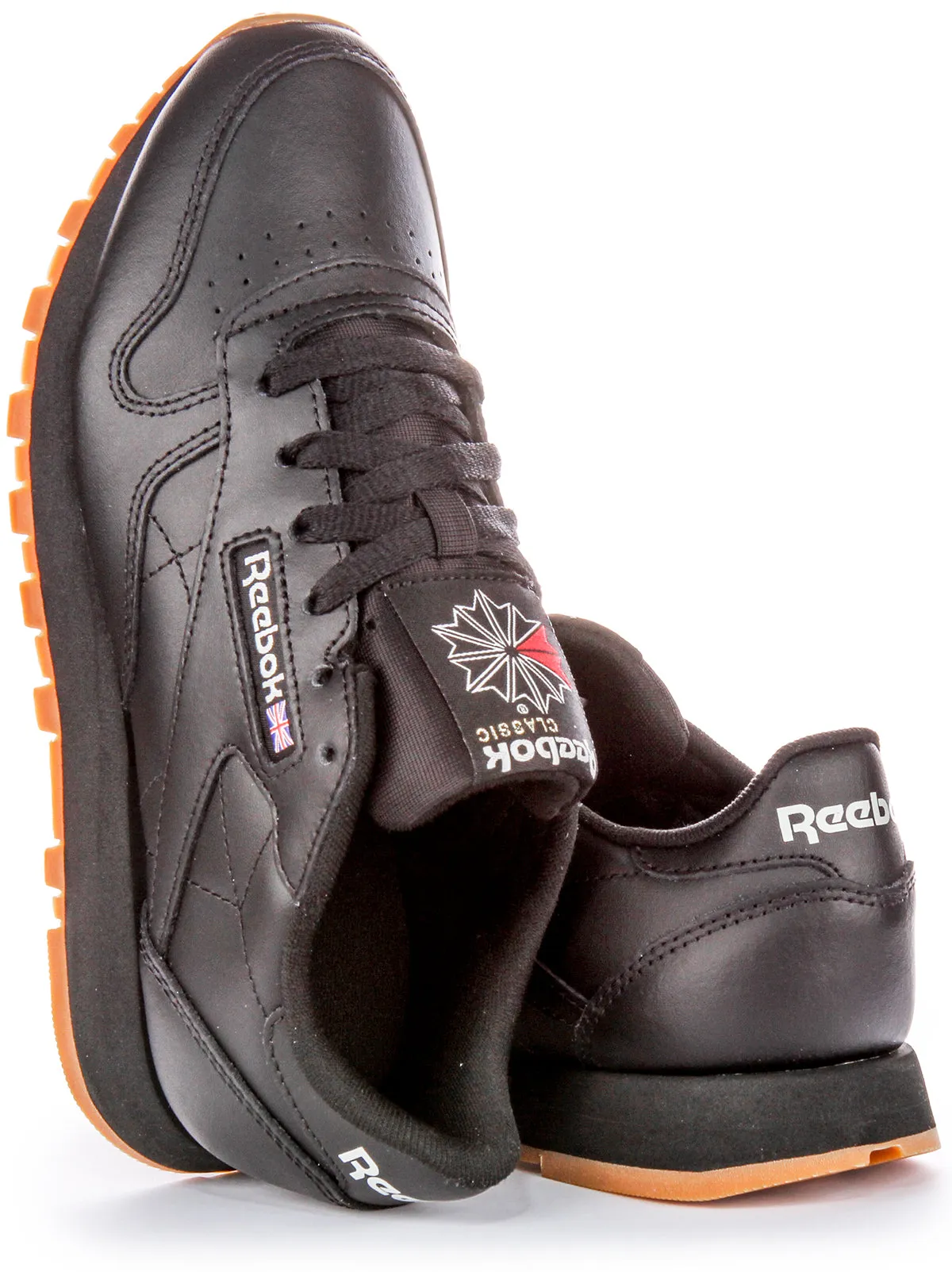 Reebok Classic Leather In Black For Women