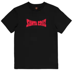 Santa Cruz Check Hand Tee Crew Neck Youth T-Shirt