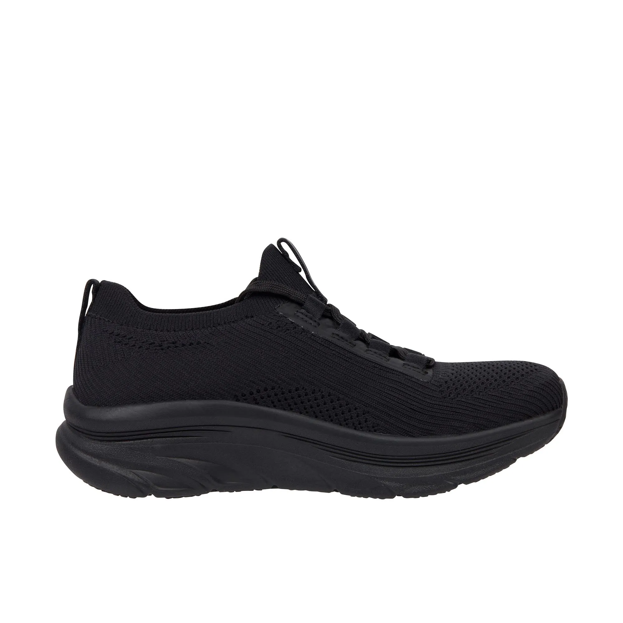 Skechers Womens DLux Walker - Ozema Soft Toe Black