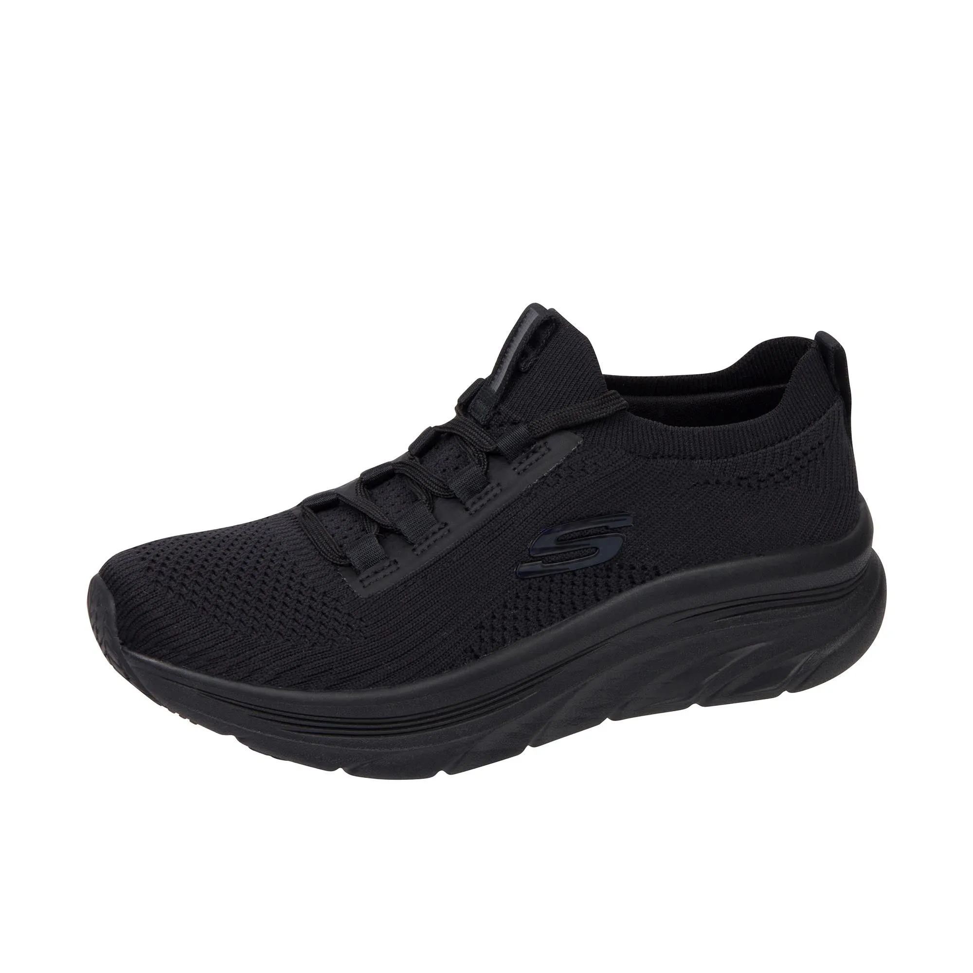 Skechers Womens DLux Walker - Ozema Soft Toe Black