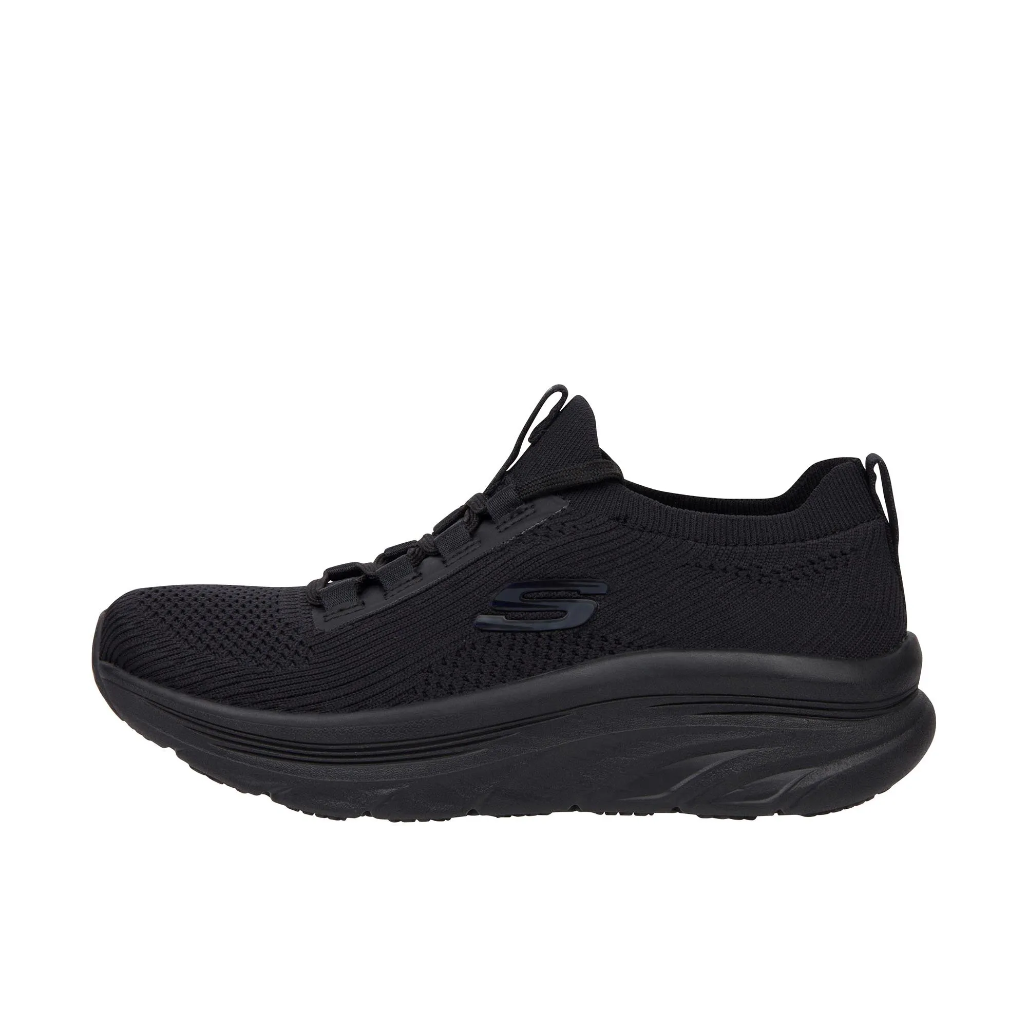 Skechers Womens DLux Walker - Ozema Soft Toe Black