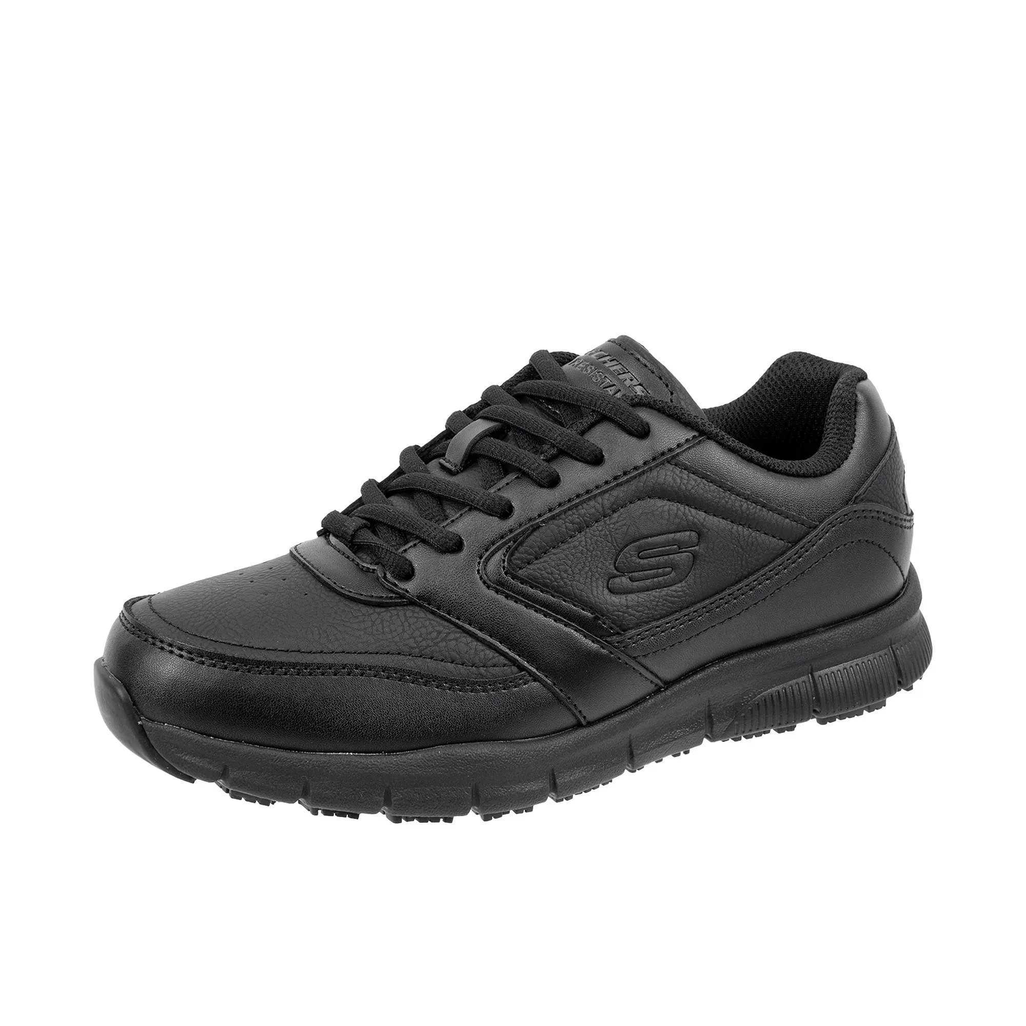 Skechers Womens Nampa-Wyola Soft Toe Black