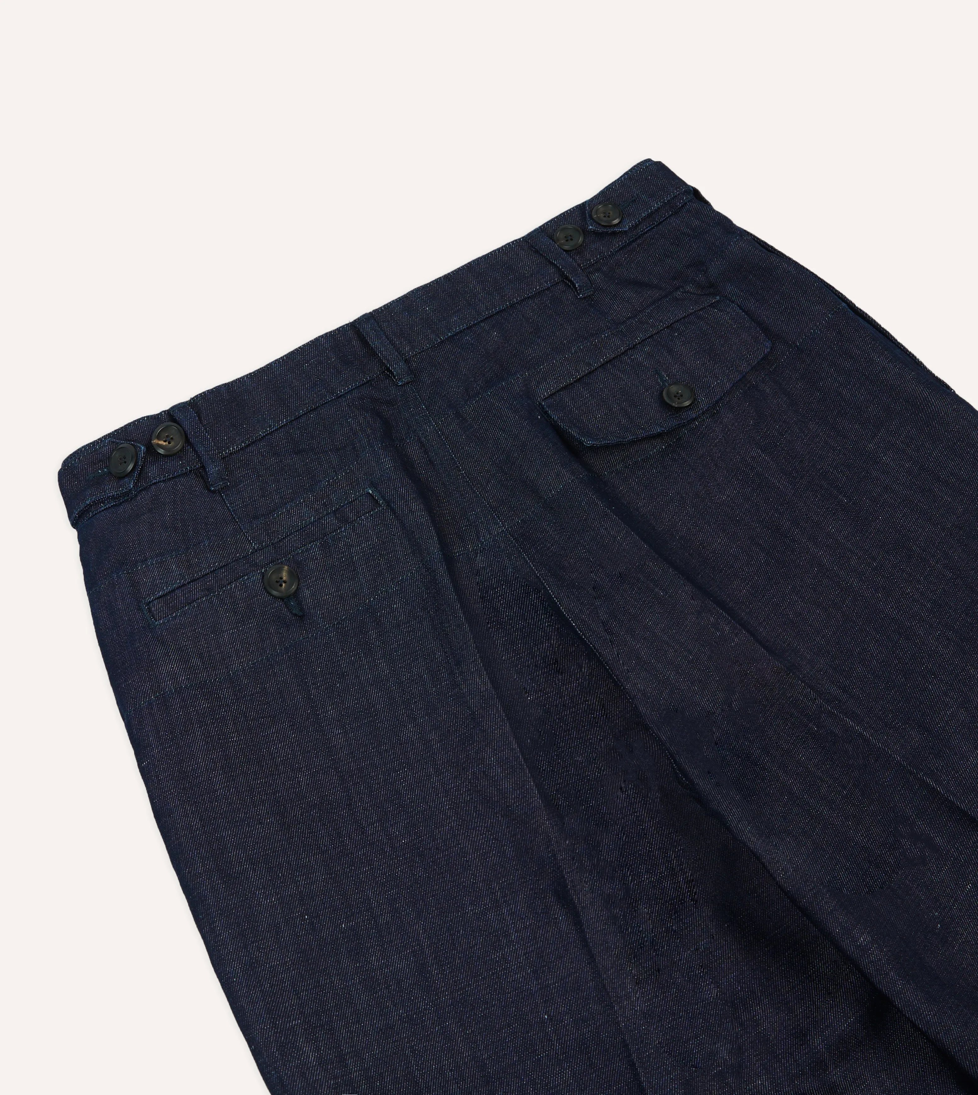 Stone Wash Denim Games Trousers