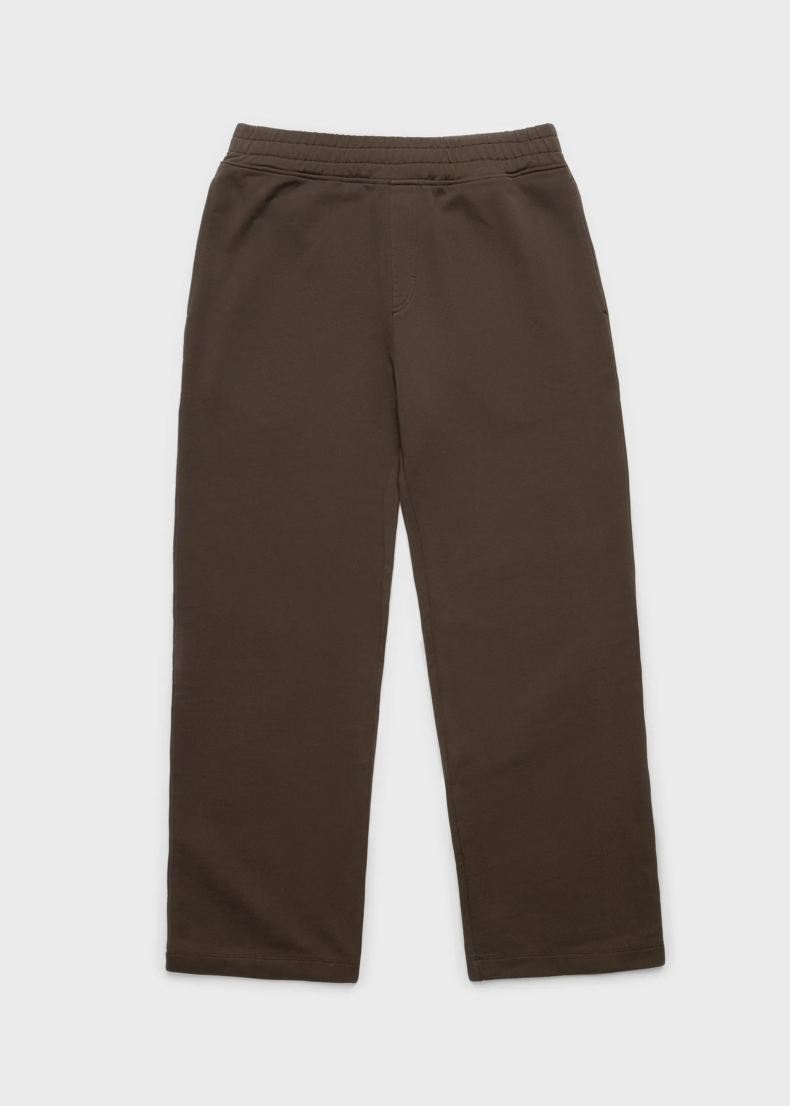 Straight Sweatpants - Brown