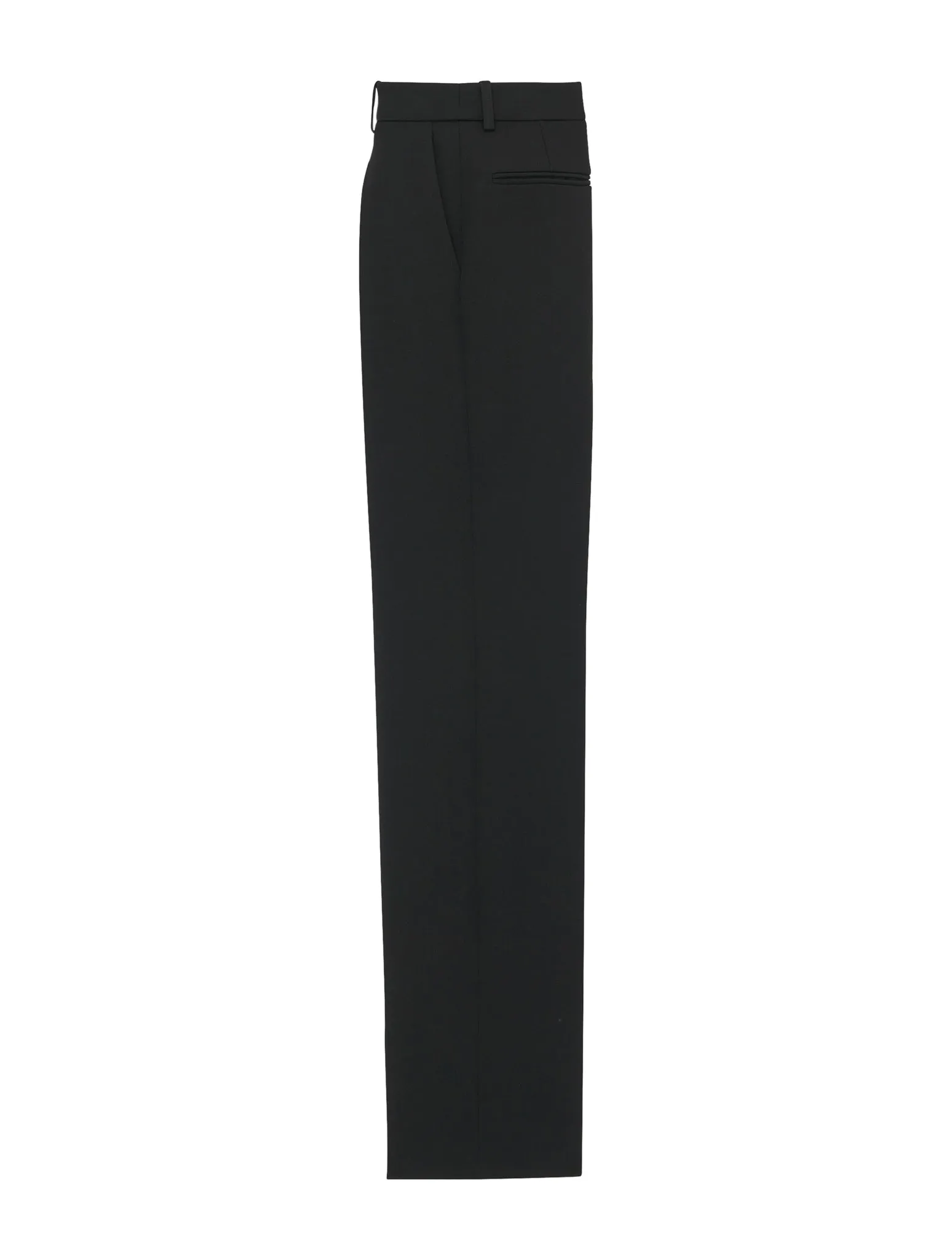 TAILORED TROUSERS IN GRAIN DE POUDRE